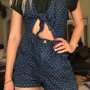 Free People Denim Romper 🌿